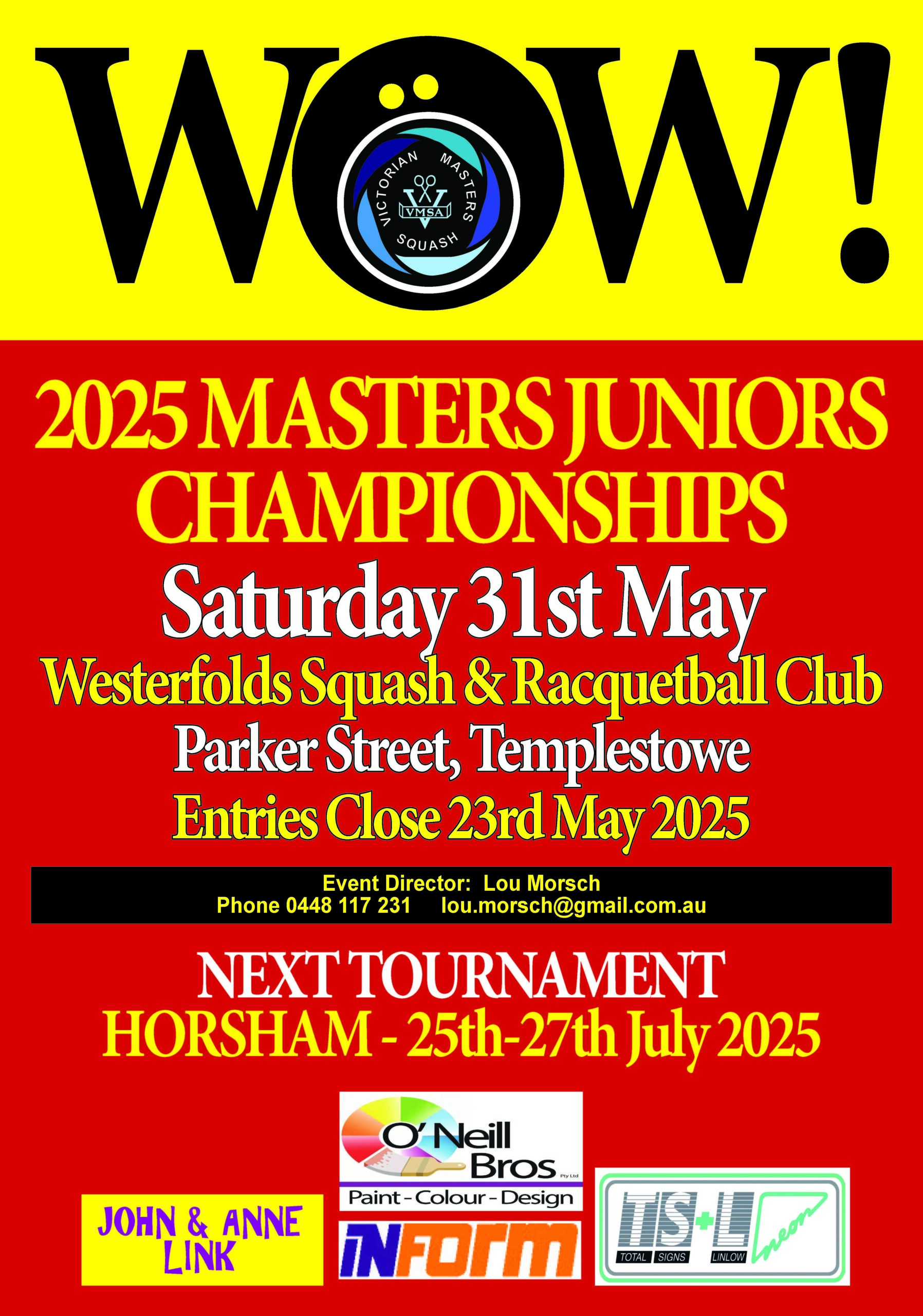 2025 Masters Juniors